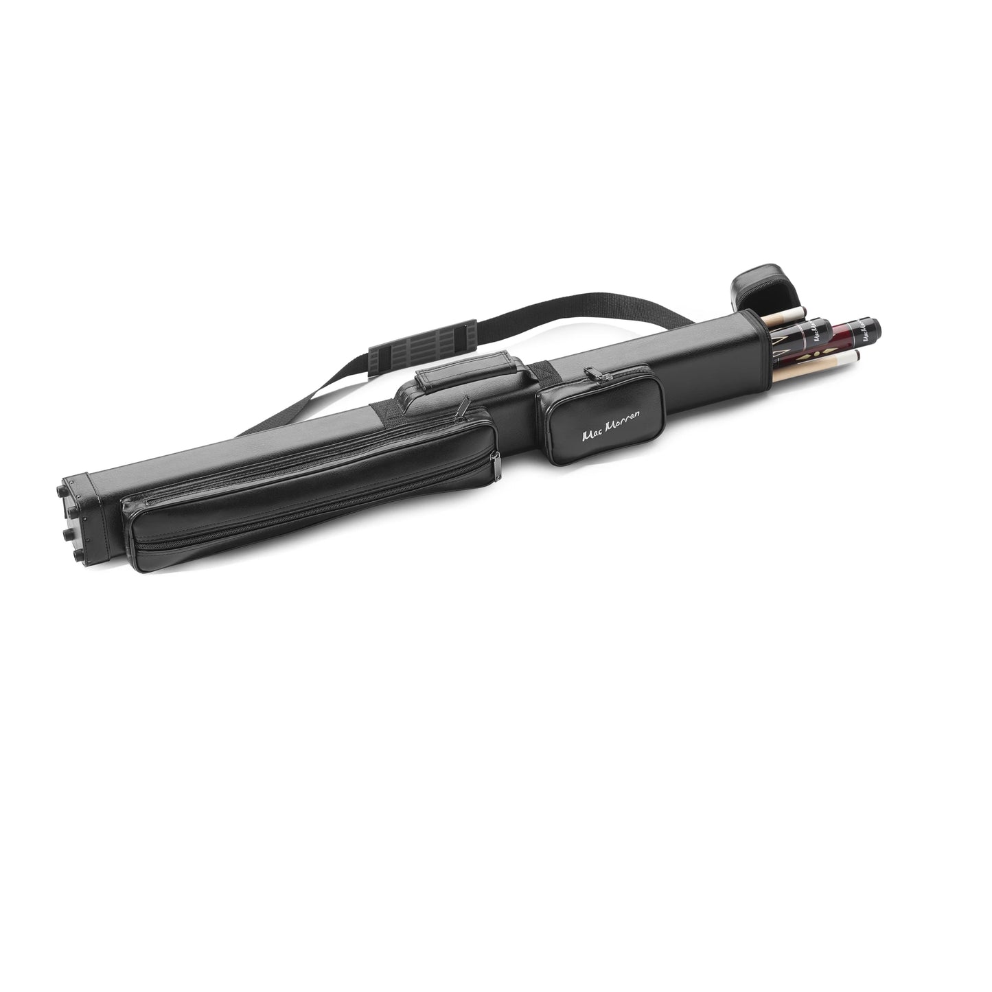 MacMorran 2 piece American Dual Cue Black Box Case