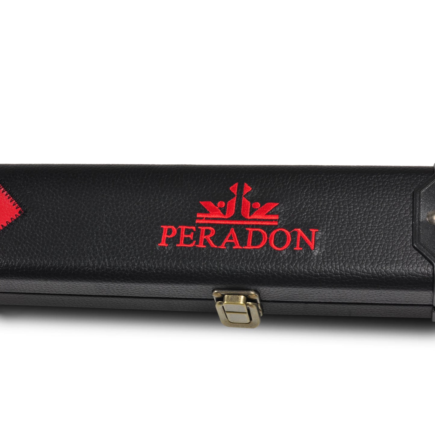 Peradon 3 Piece Black Red Arrow Clubman Cue Case for ¾ Jointed Cues