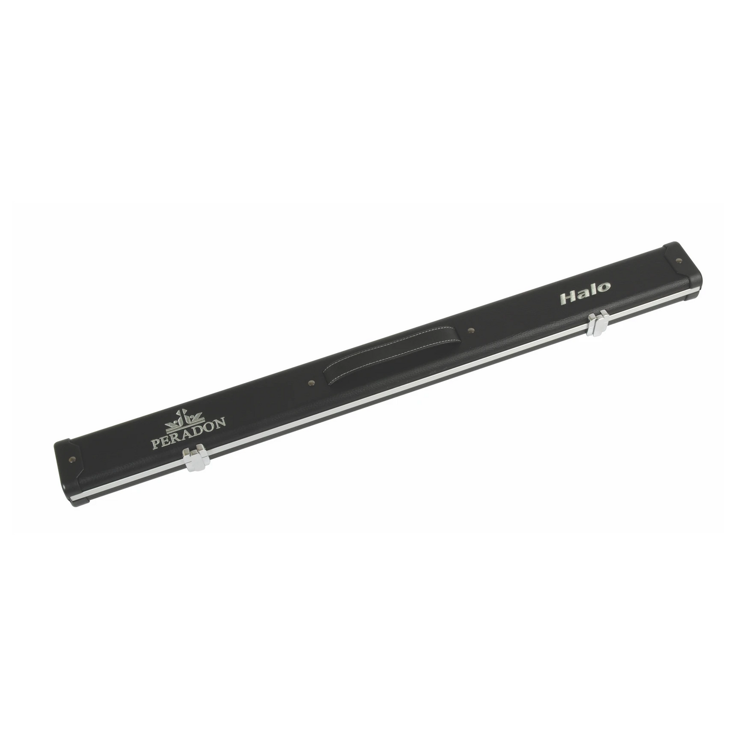 Peradon 2 Piece Black Halo Cue Case for Snooker and Pool Cues