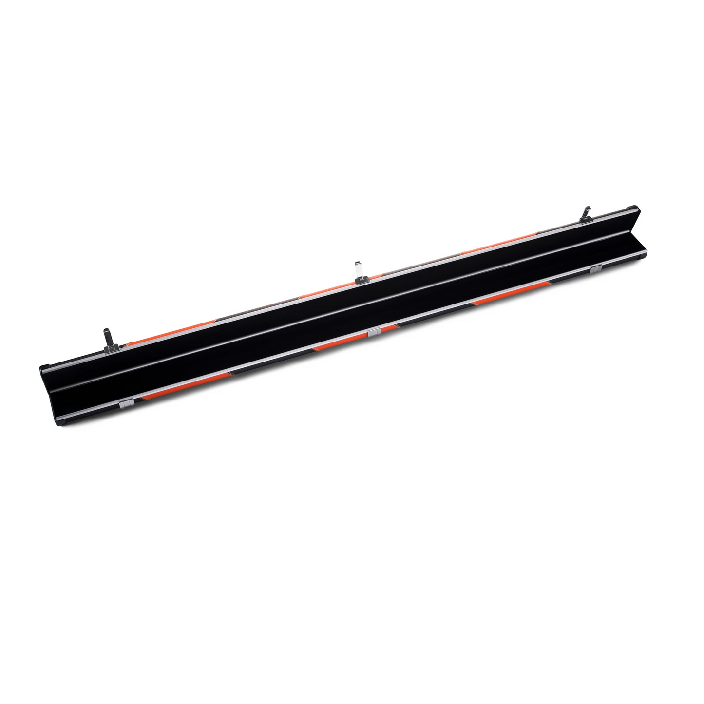 Peradon Halo Black Orange Stripe ¾ Snooker Cue Case