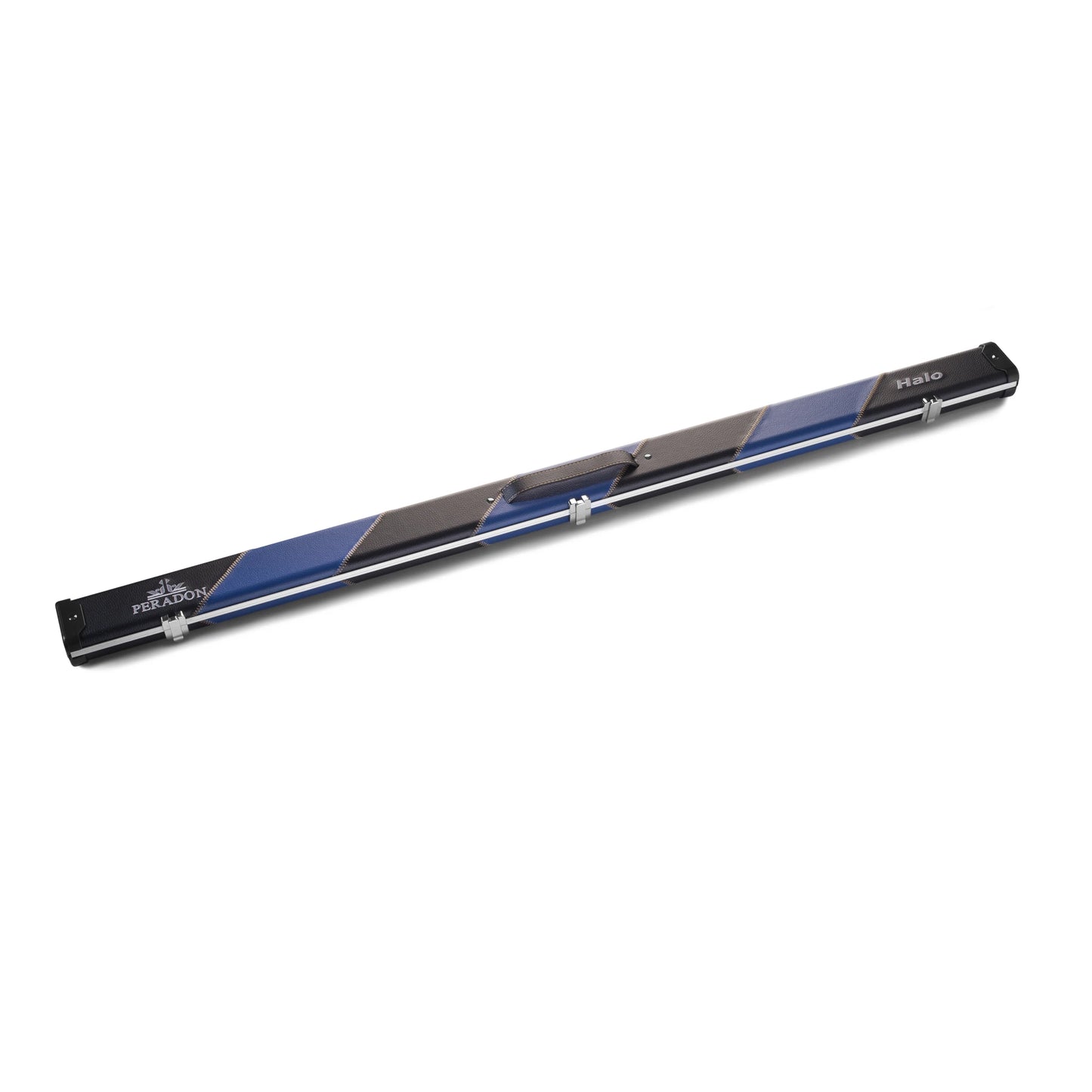 Peradon Halo Black Blue Stripes ¾ Snooker Cue Case