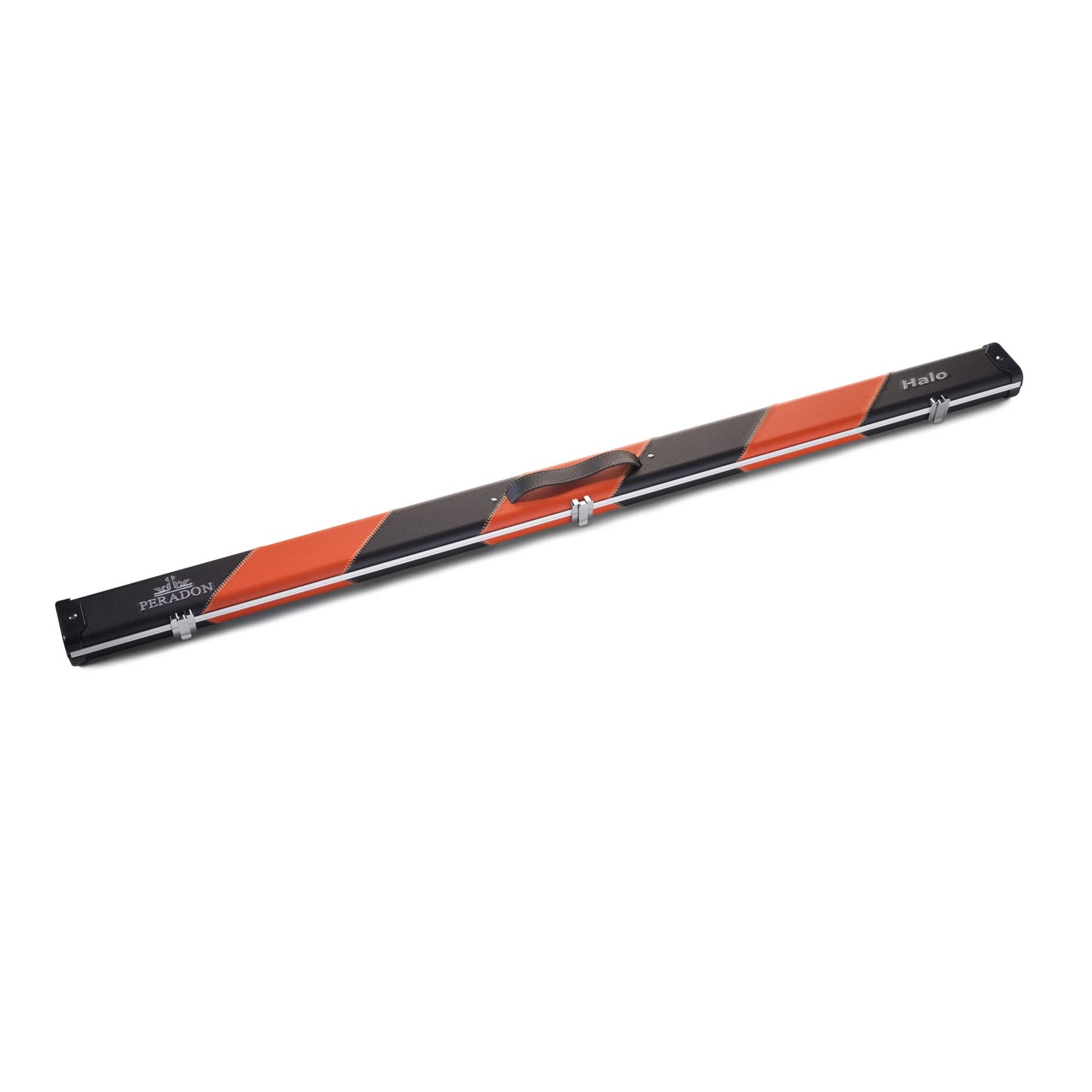 Peradon Halo Black Orange Stripe ¾ Snooker Cue Case