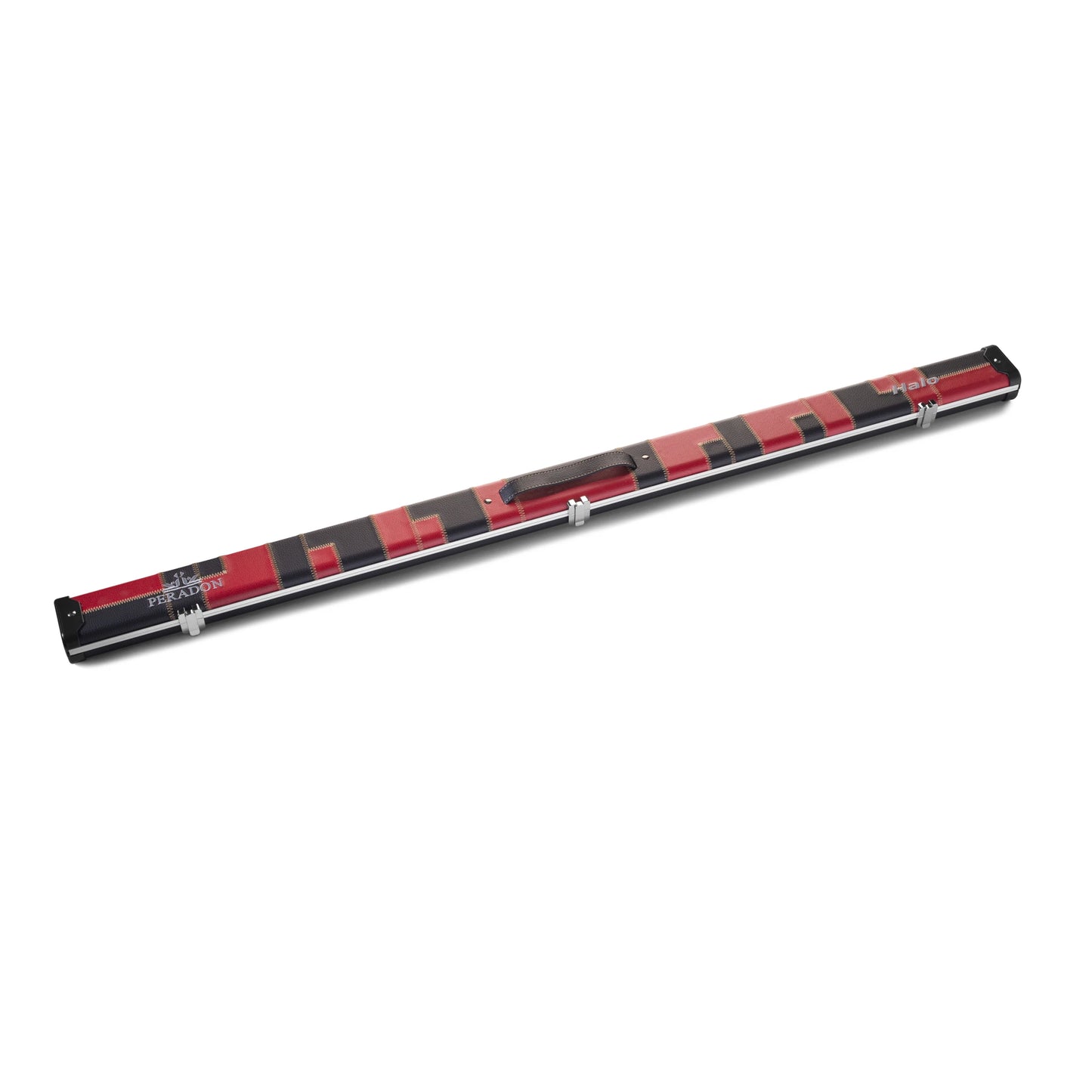 Peradon Halo Black Red Patchwork ¾ Snooker Cue Case