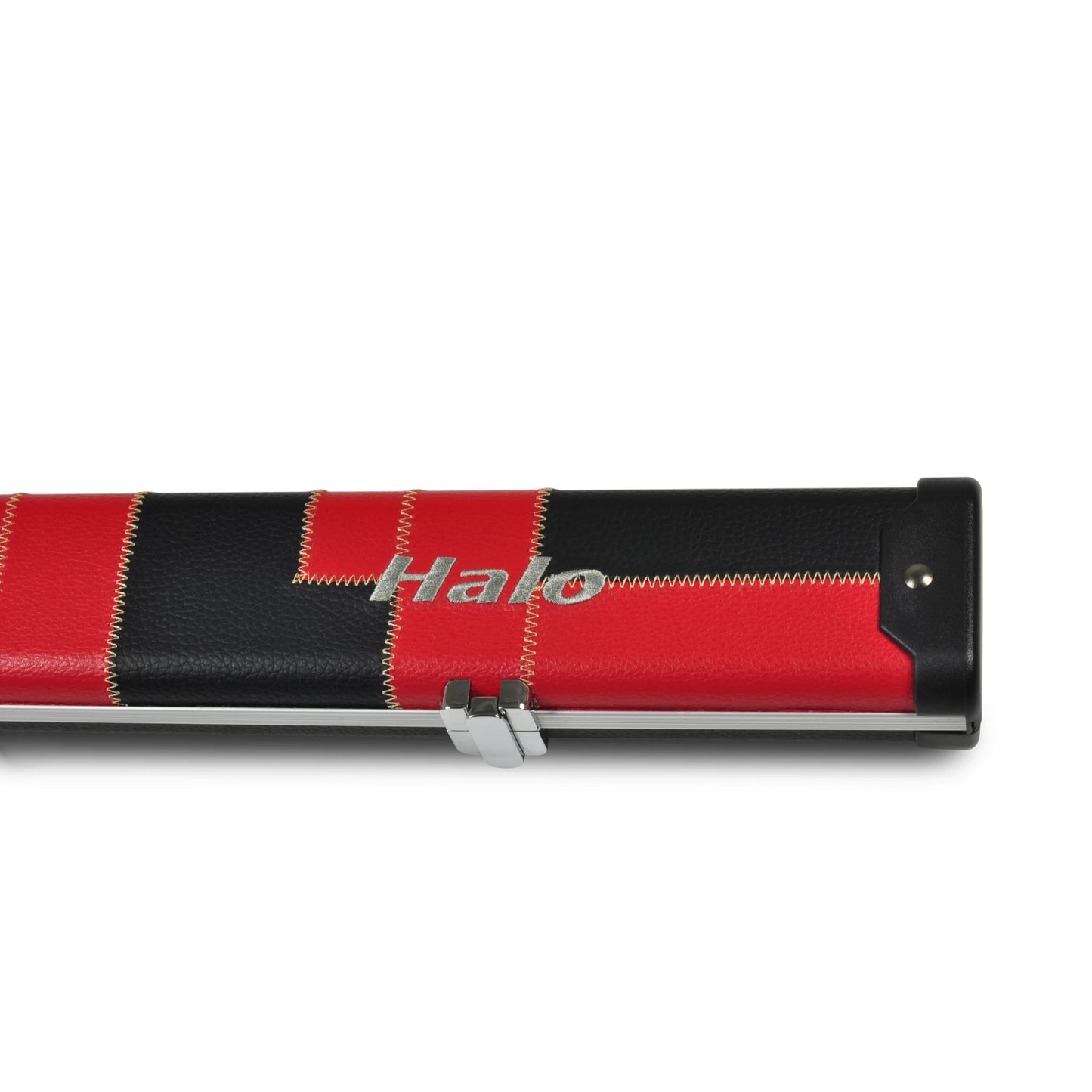 Peradon Halo Black Red Patchwork ¾ Snooker Cue Case