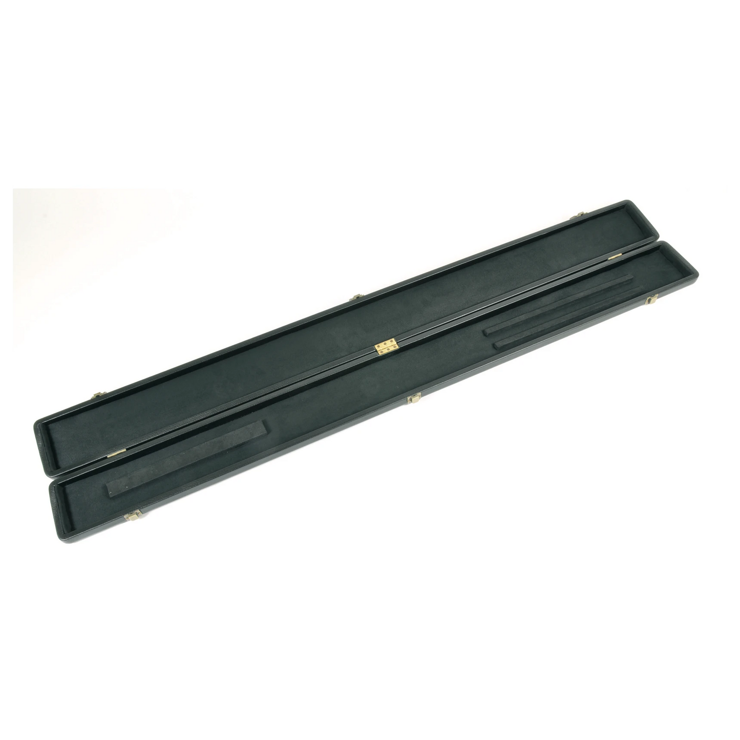 Peradon Leather Look Black Cue Case for ¾ Jointed Cues