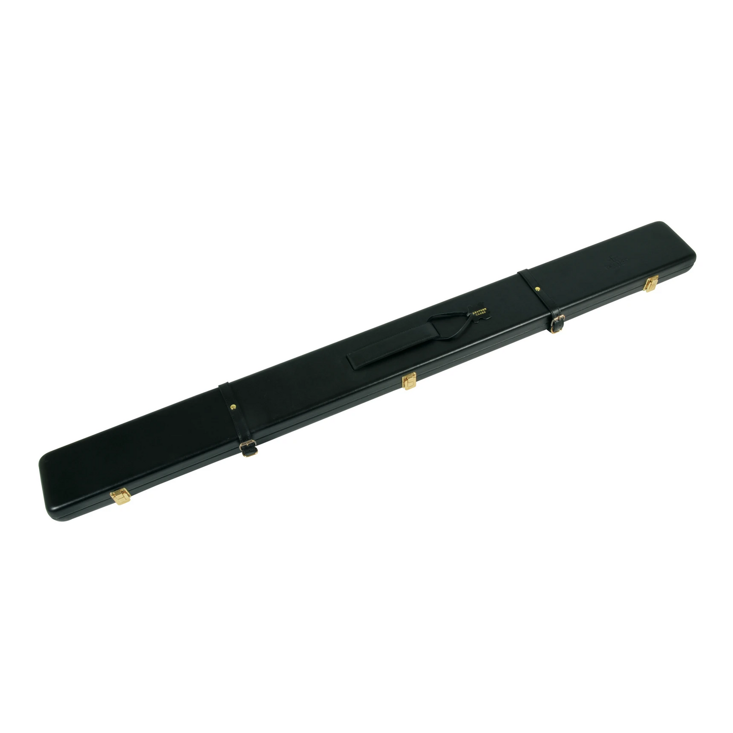 Peradon Leather Black Snooker Cue Case for 3/4 Jointed Cues