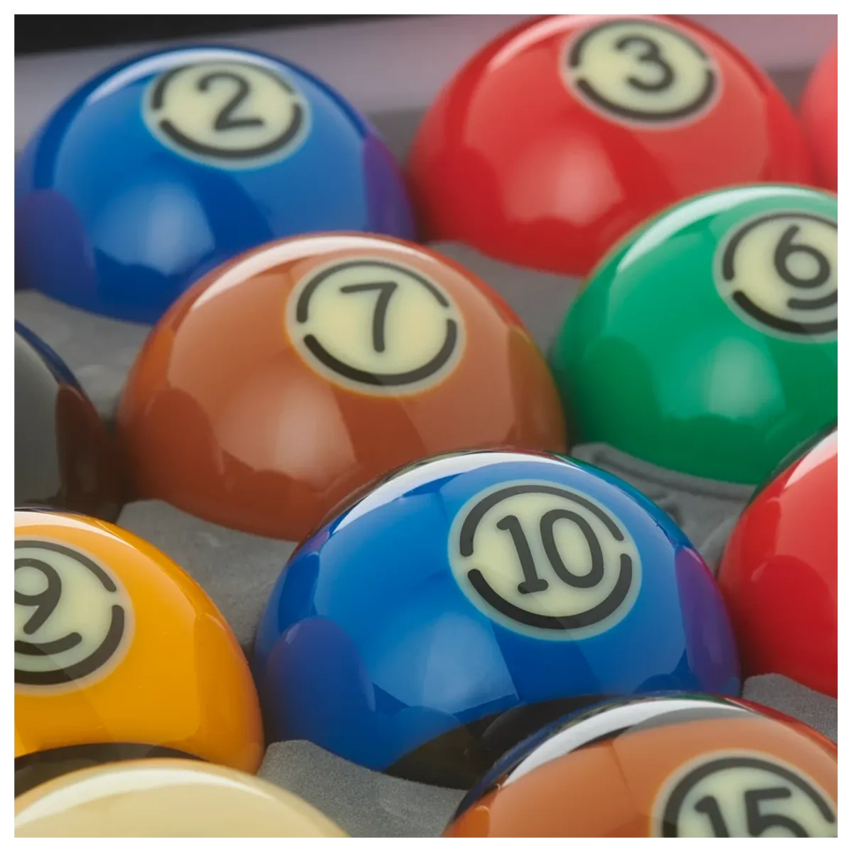 Aramith Tournament Black Pool Ball Set