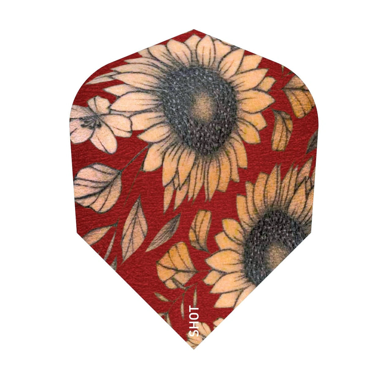 Shot Sunflower Dart Flight Set Small Standard
