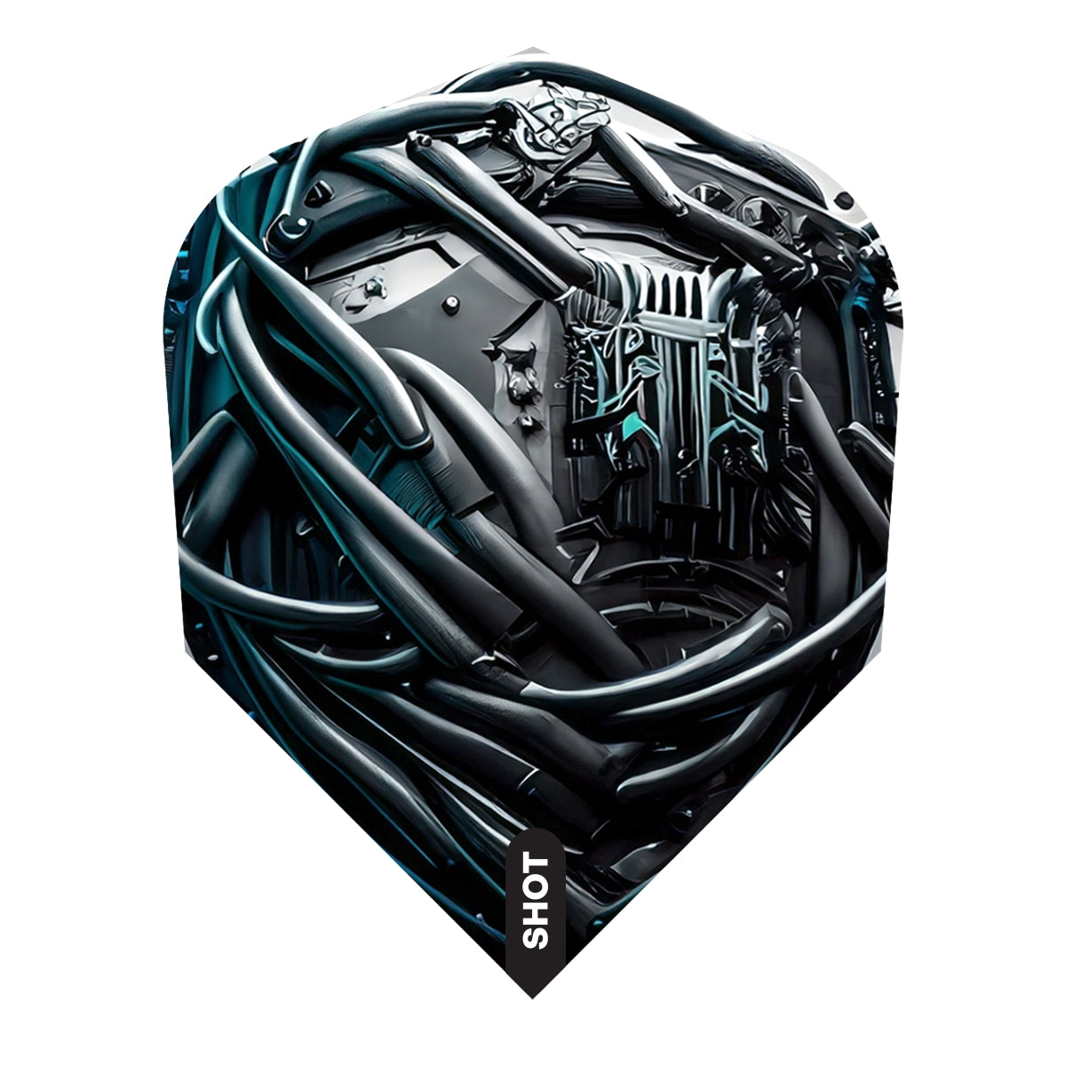 Shot Cyberpunk AI Dart Flight