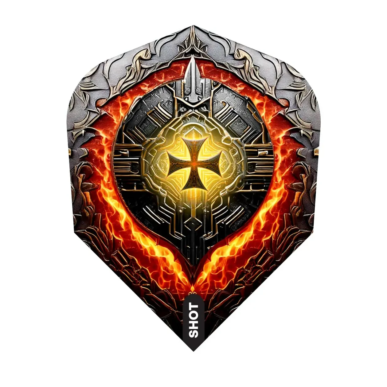 Shot Future Knights Hachette Dart Flight Set - Small Standard