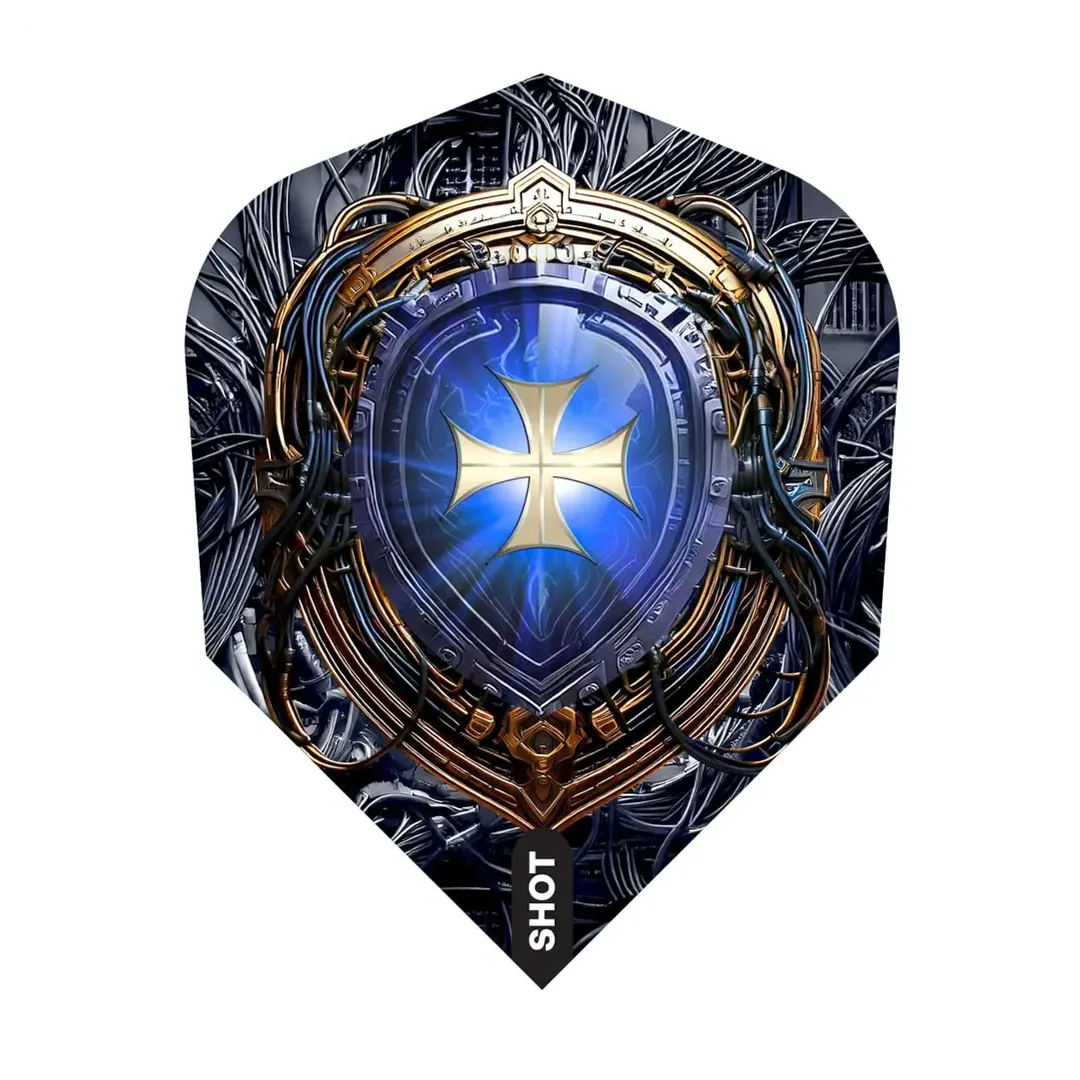 Shot Future Knights Ironsoul Dart Flight Set - Small Standard