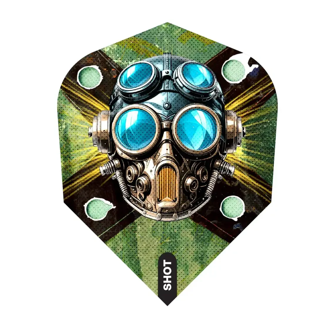 Shot Badlands Krush Dart Flight - Small Standard