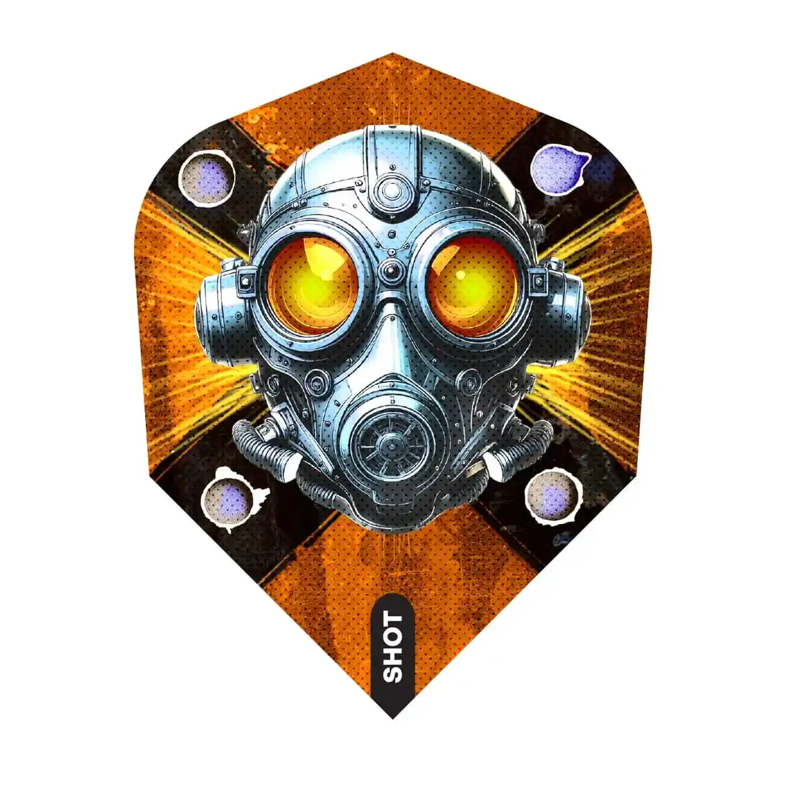 Shot Badlands Rustin Dart Flight - Small Standard