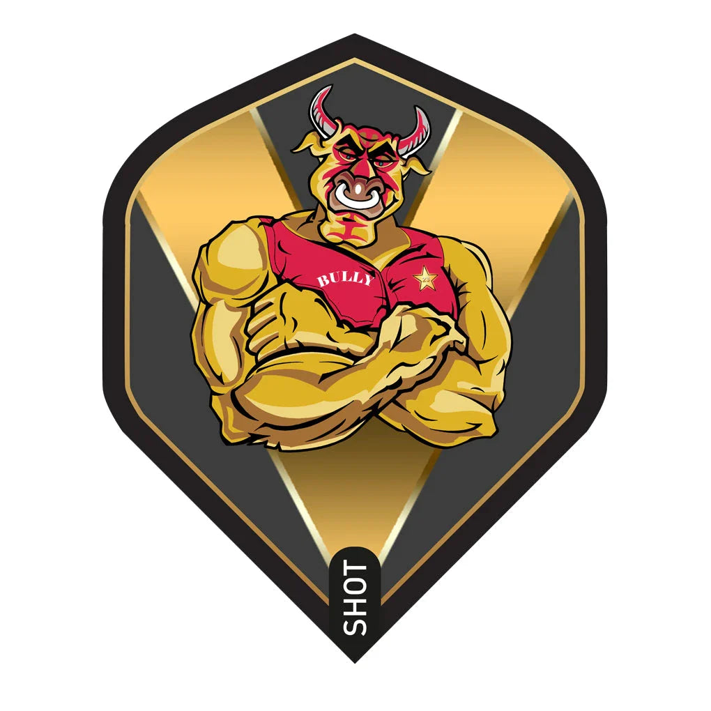 Shot Michael Smith Bully Boy Gold Dart Flight Set