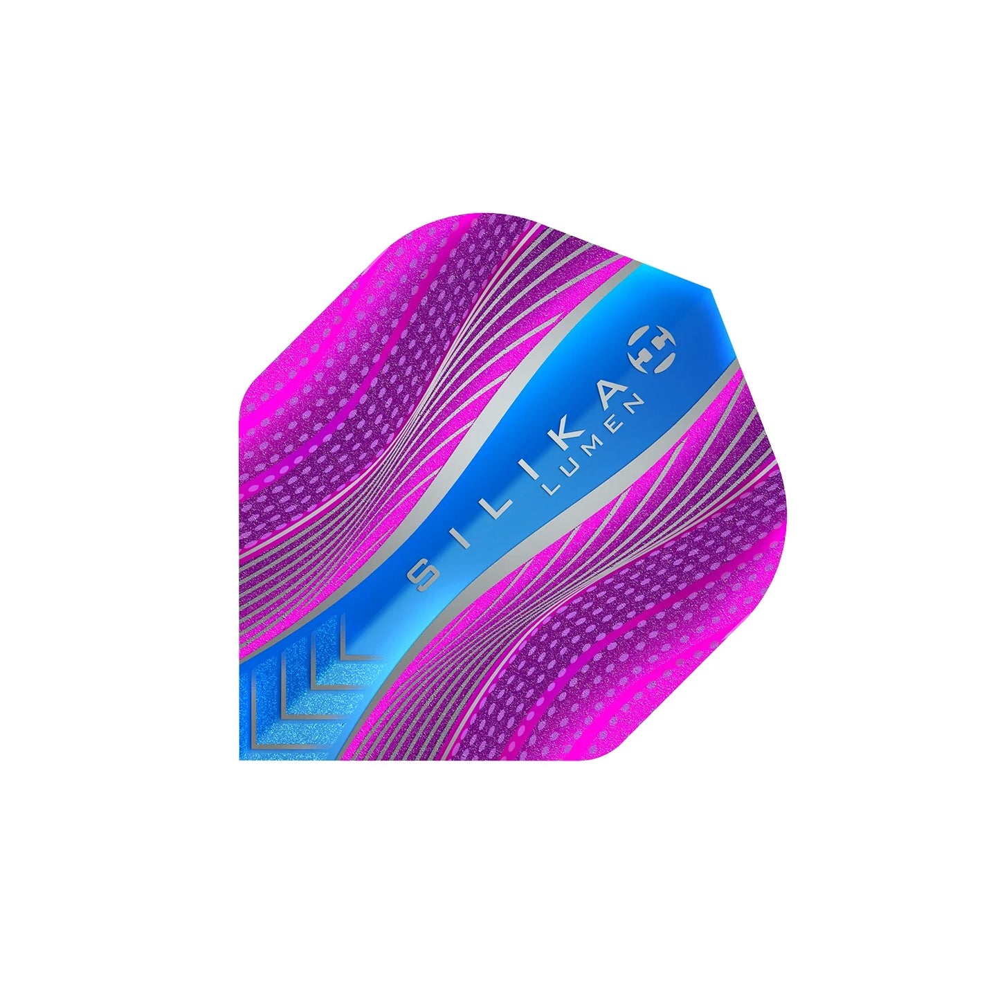 Harrows Silika Lumen Aqua Pink NO2 Dart Flights