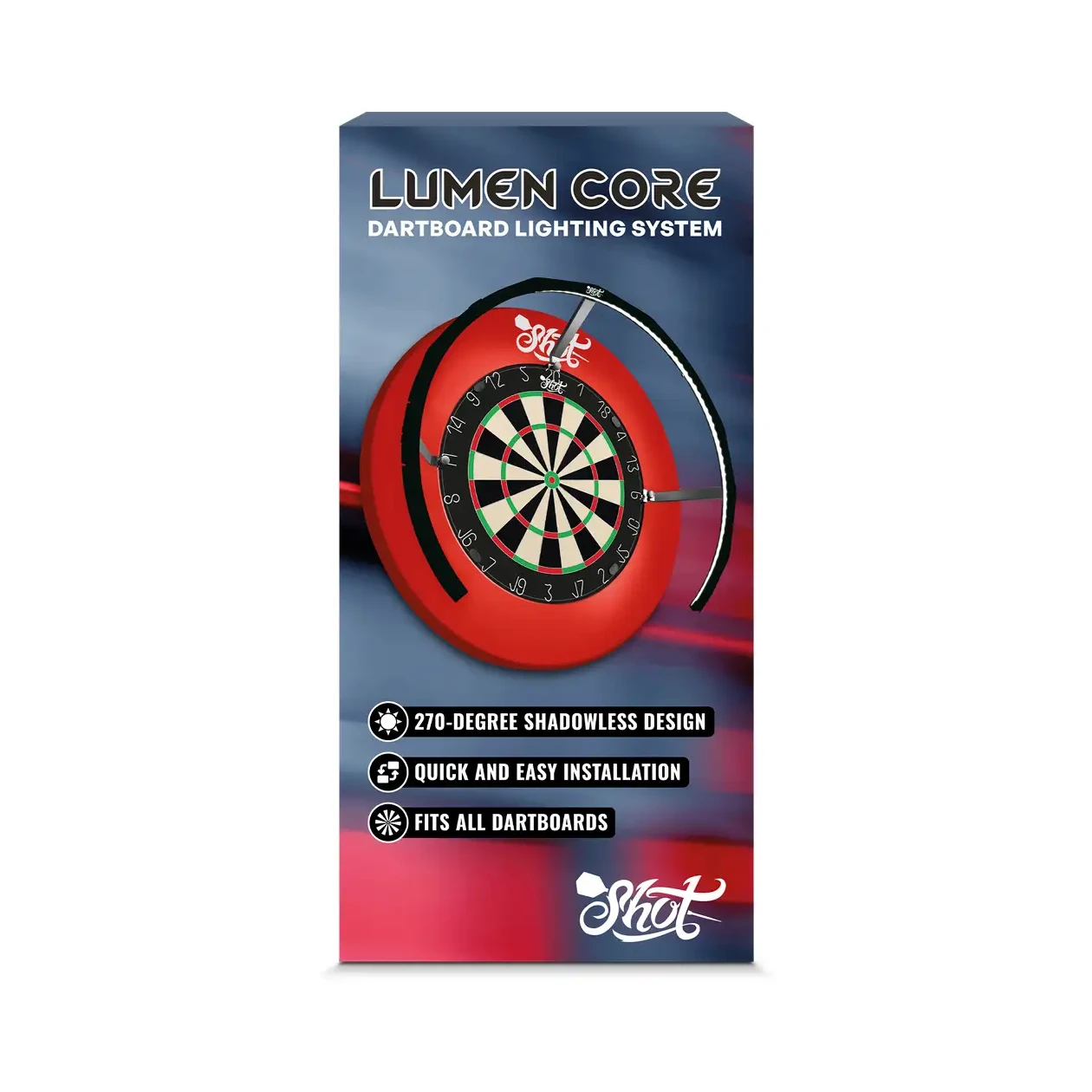 Shot Lumen Core LED Dartboard Lighting System