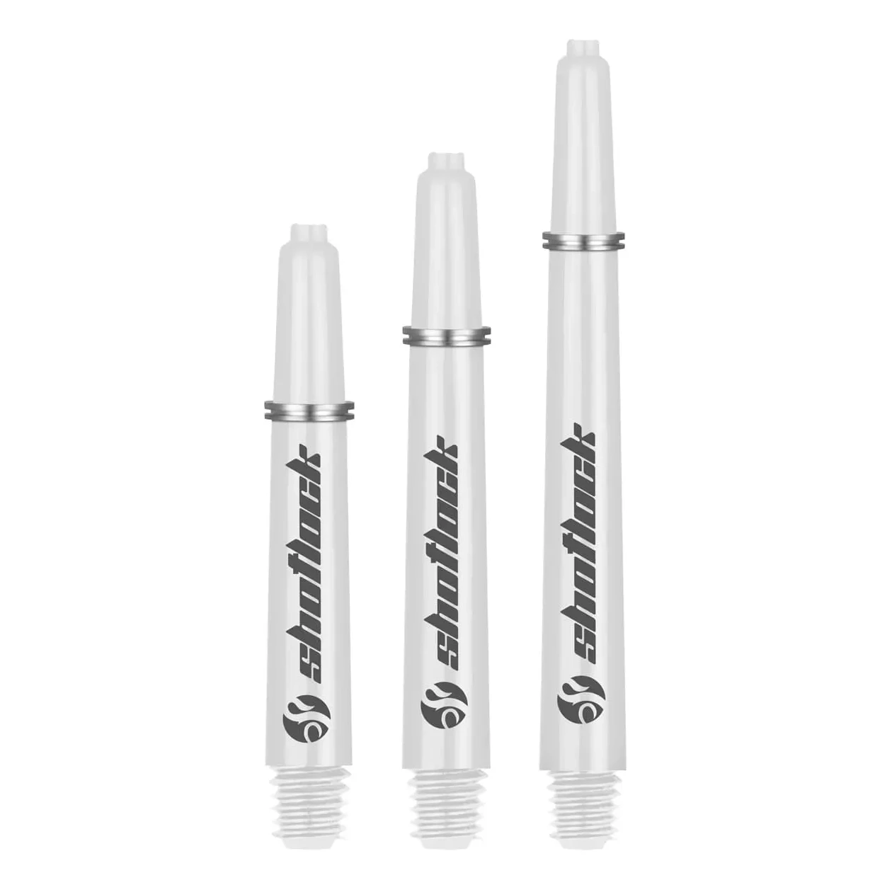Shot Lock Dart Shaft - White