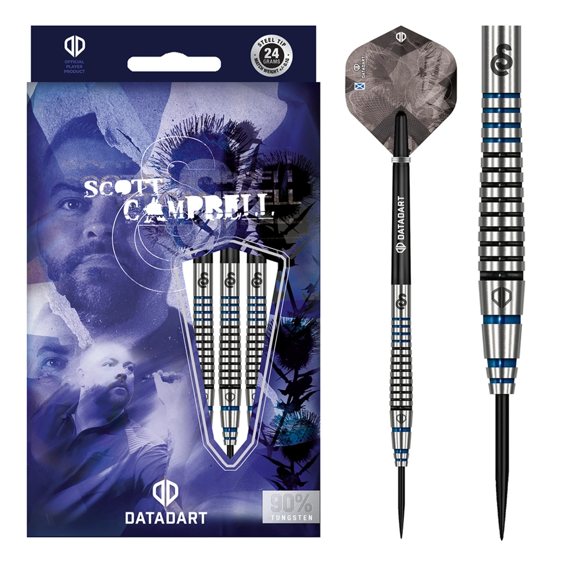 Datadart Scott Campbell 90% Tungsten Darts box