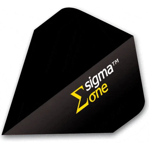 Unicorn Sigma One Dart Flights - Black