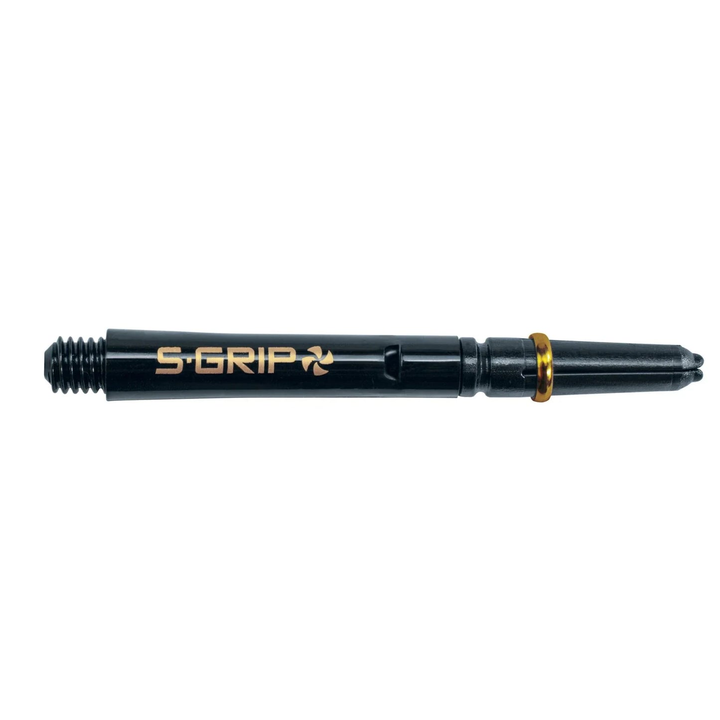 Harrows Supergrip Spin Black Gold Stems