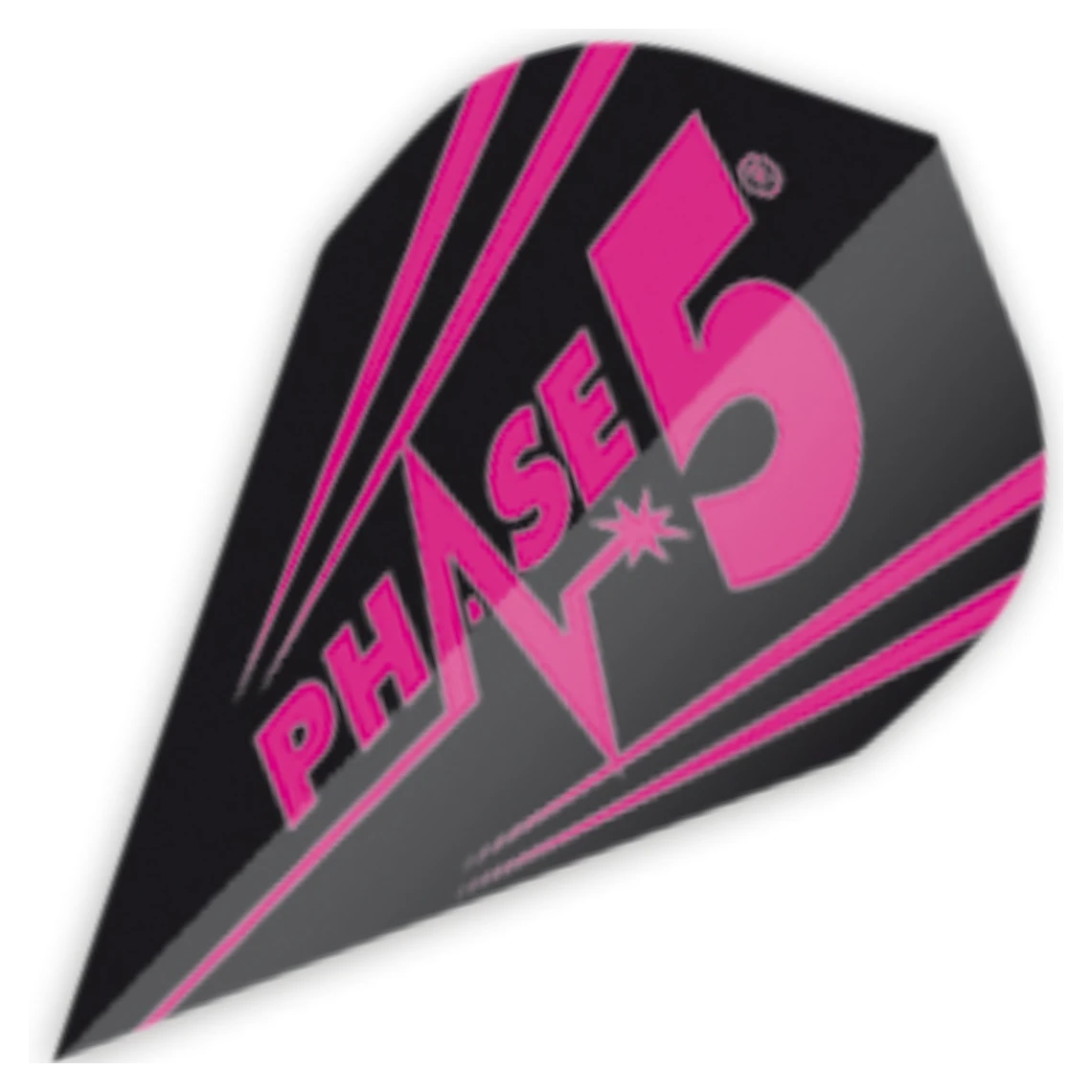 Unicorn Phase 5 Maestro .100 Black/Pink Dart Flights