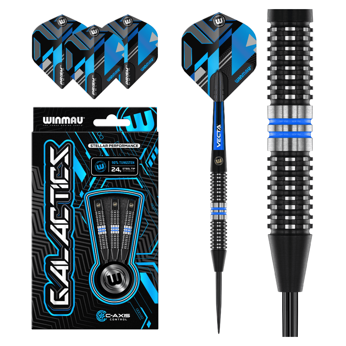 Winmau Galactics 90% Tungsten Darts