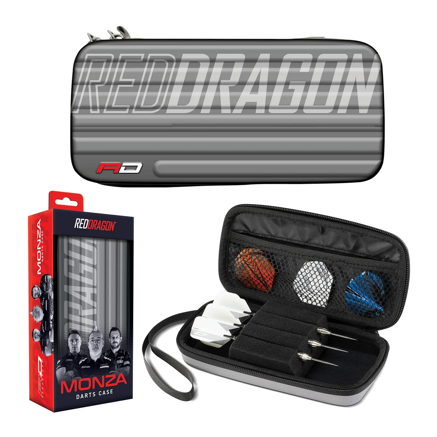 Red Dragon Monza Grey Dart Case