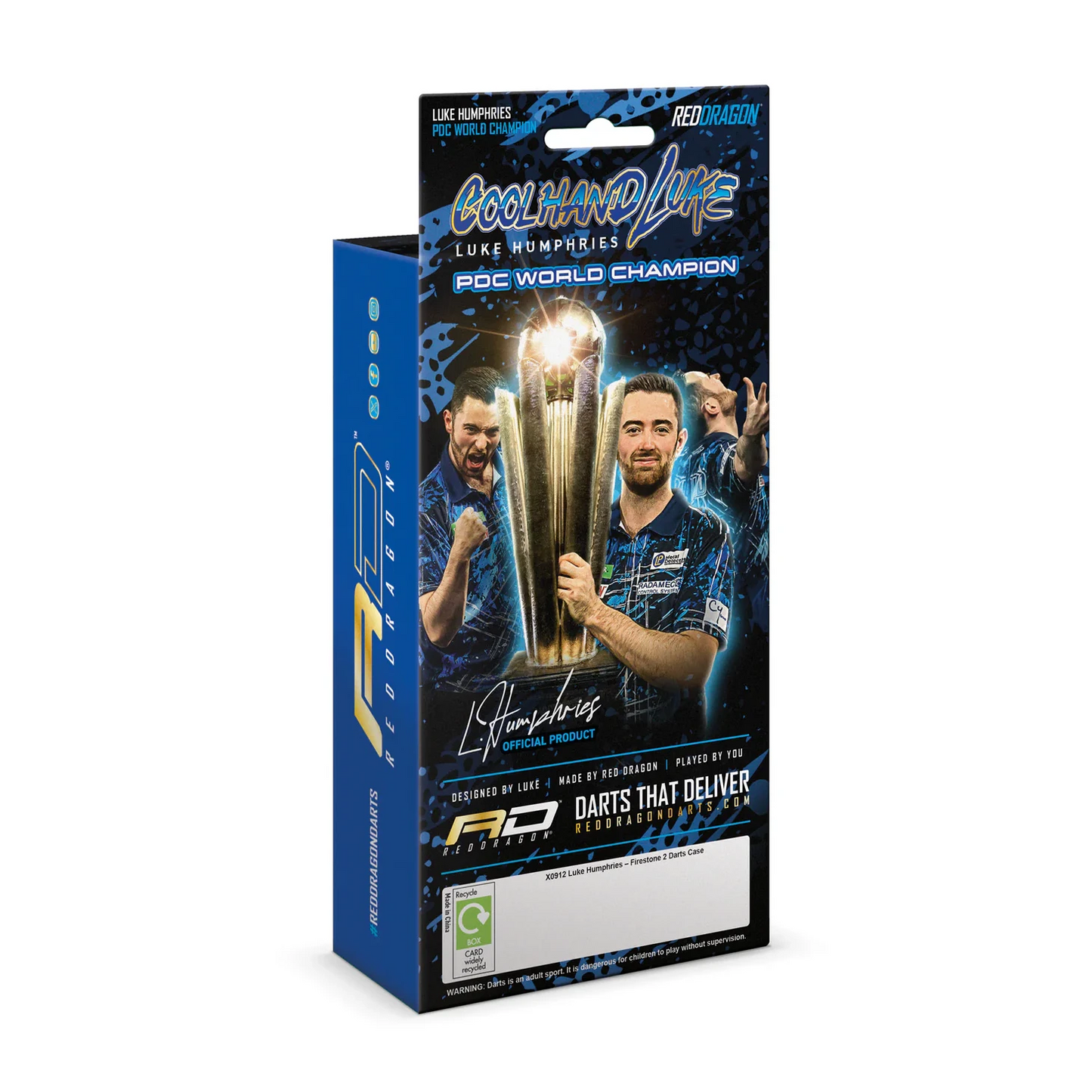 Red Dragon Luke Humphries World Champion Firestone 2 Darts Case