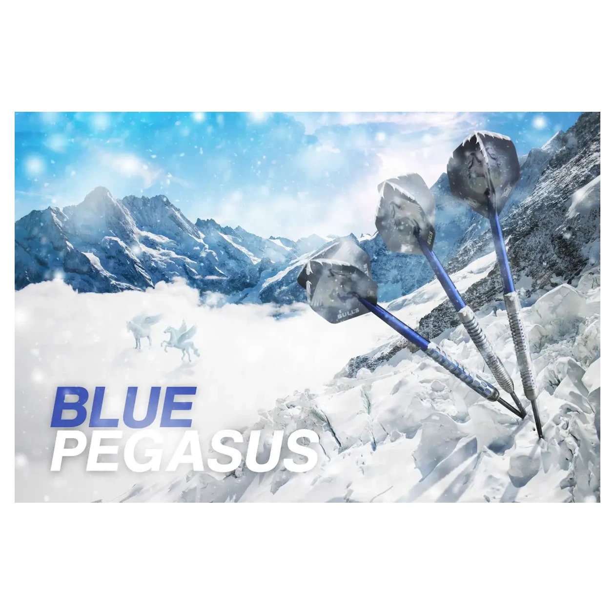 Bulls NL Blue Pegasus C 95% Tungsten Steel Tip Darts