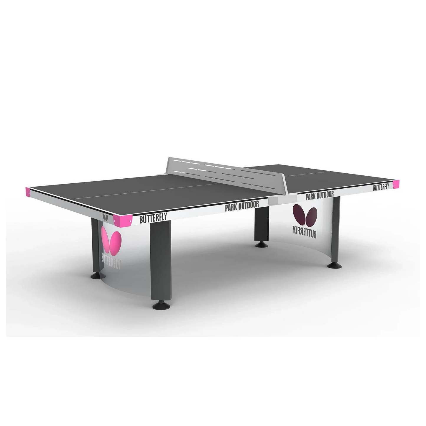Butterfly Park Outdoor Table Tennis Table Grey