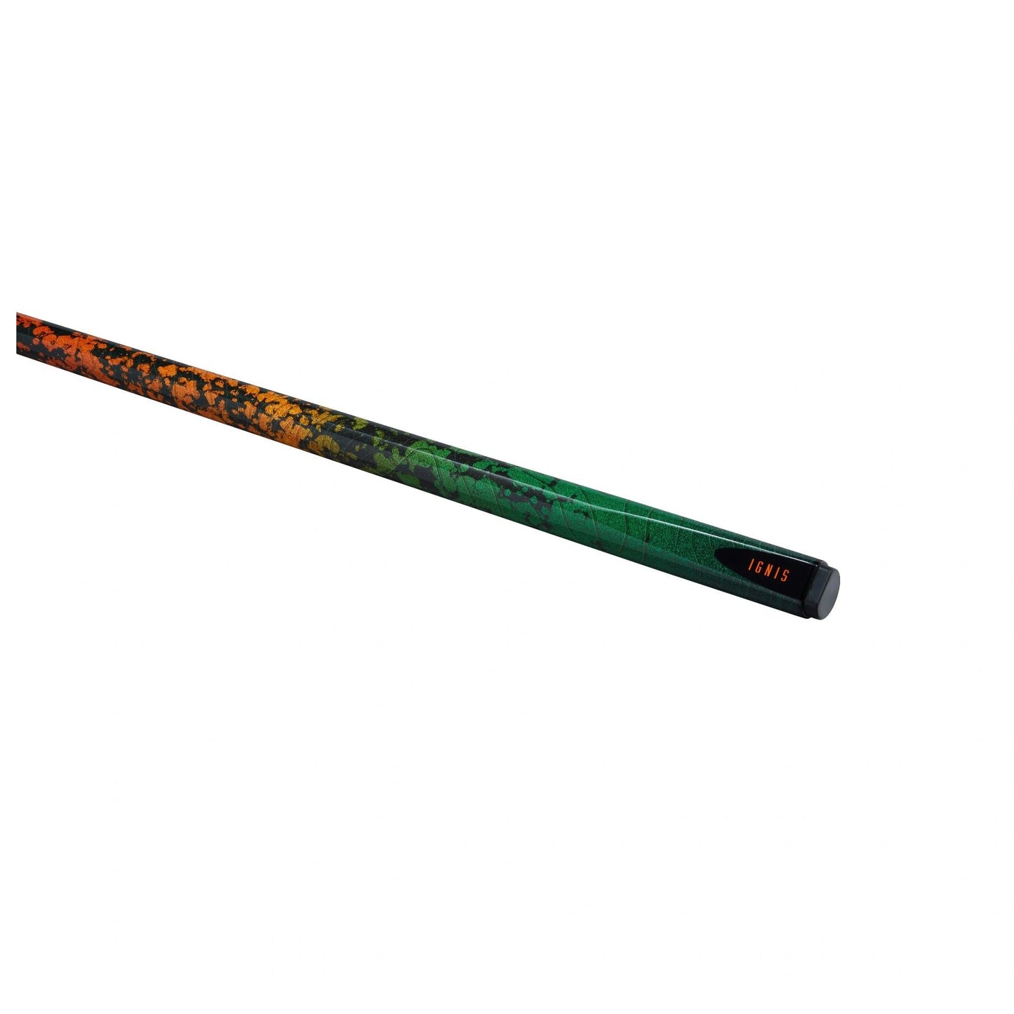 PowerGlide Ignis Carbon Orange 2 Piece 57" Snooker Cue with 10mm Tip