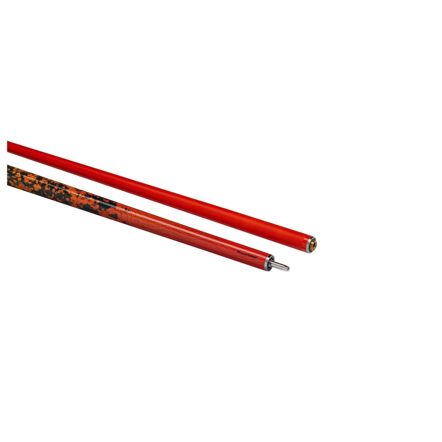 PowerGlide Ignis Carbon Orange 2 Piece 57" Snooker Cue with 10mm Tip