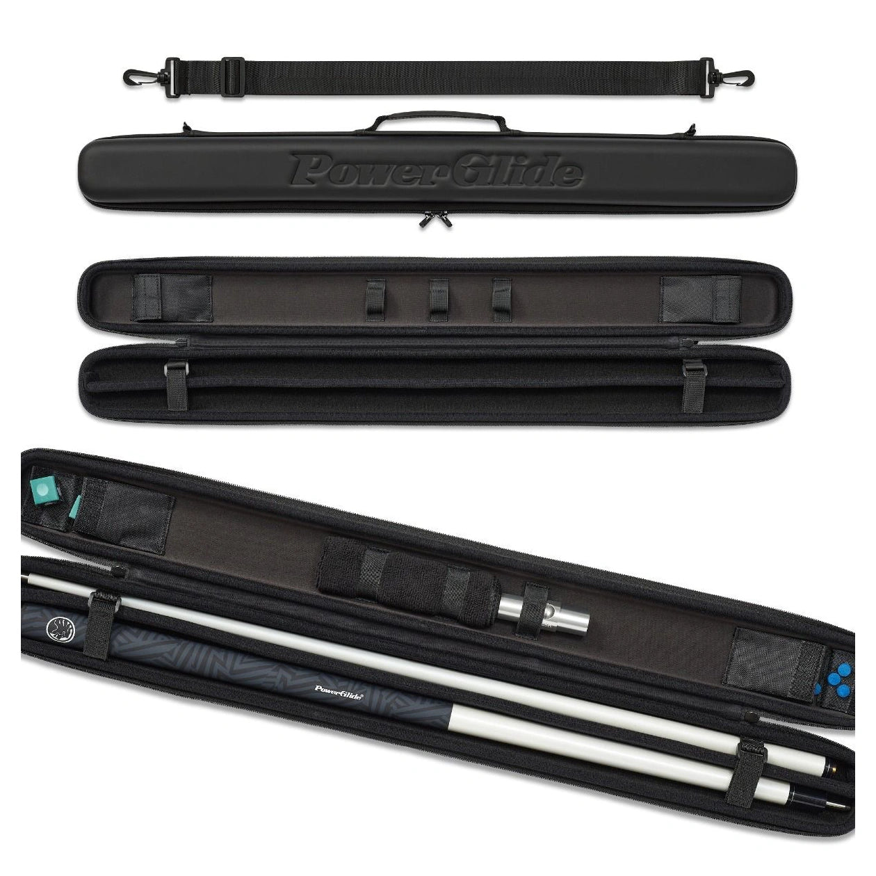 Powerglide Svartur 2 Piece Snooker Cue Case