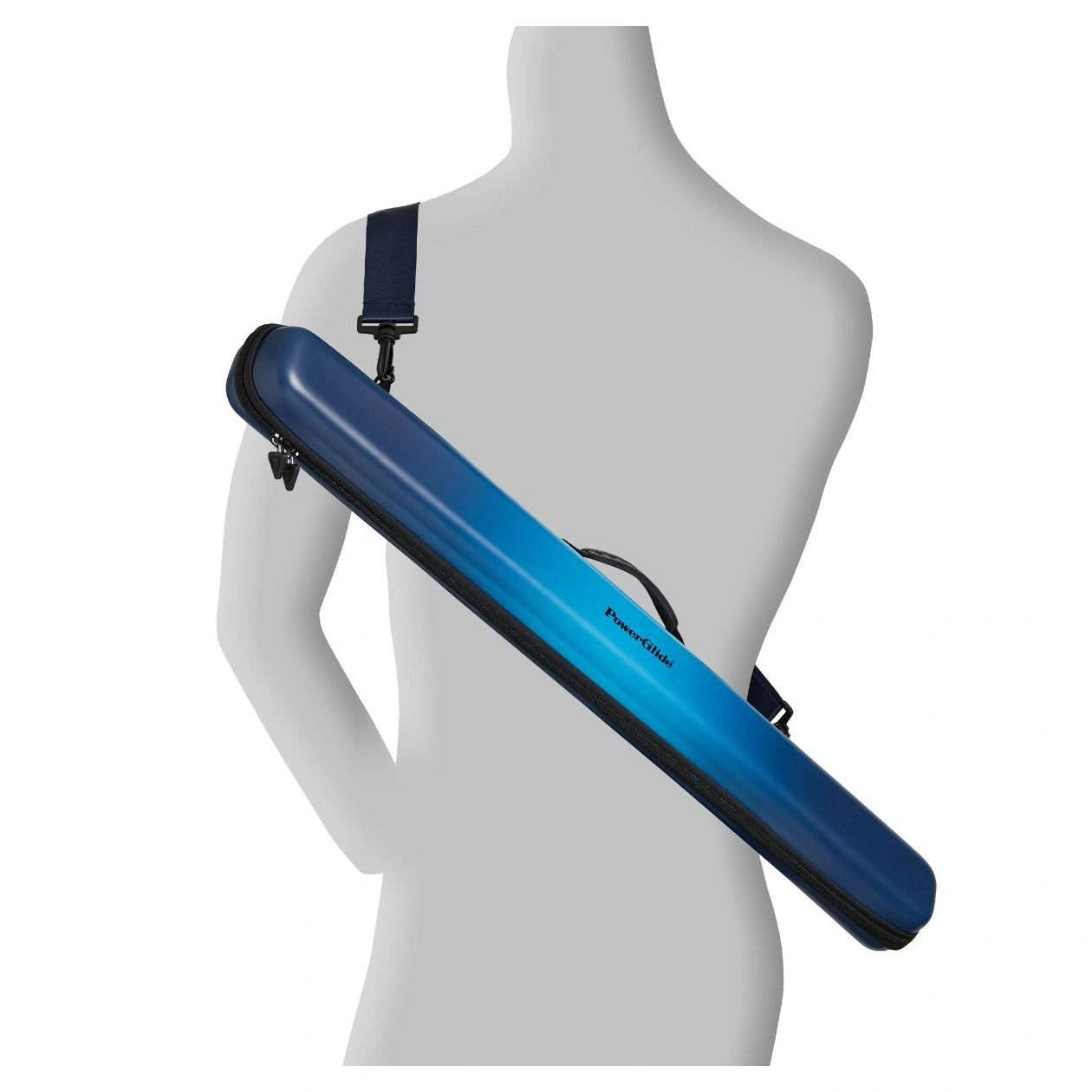 Powerglide Svartur Blue 2 Piece Snooker Cue Case