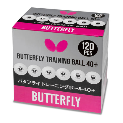 Butterfly 40+ 120 x Butterfly Training Balls