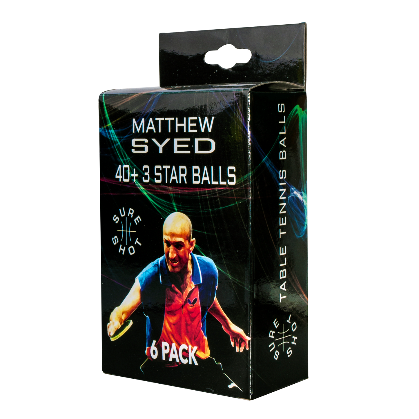 Sure Shot Matthew Syed 3 Star Balls - 6 Pack