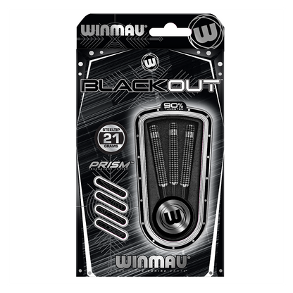 Winmau Blackout 90% Tungsten Alloy Darts 23g