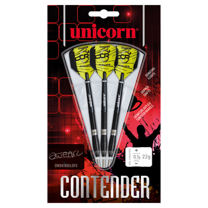 Unicorn Contender Owen Roelofs 90% Tungsten 22g Darts