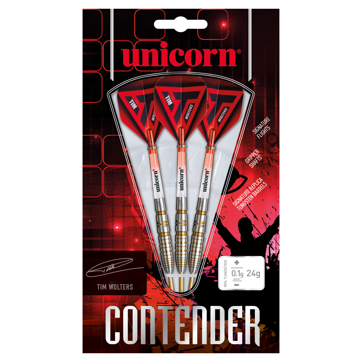 Unicorn Contender Tim Wolters 90% Tungsten Darts