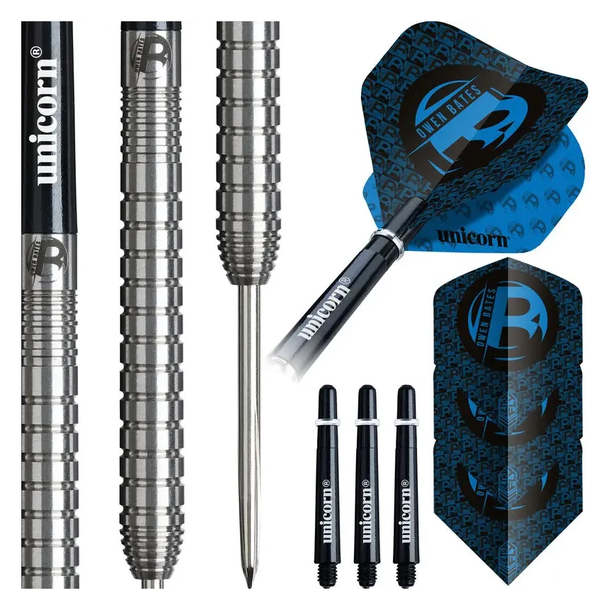 Winmau Contender Owen Bates 90% Tungsten Steel Tip Darts 