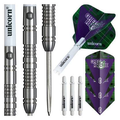Unicorn Contender Greg Ritchie 95% Tungsten Steel Tip Darts