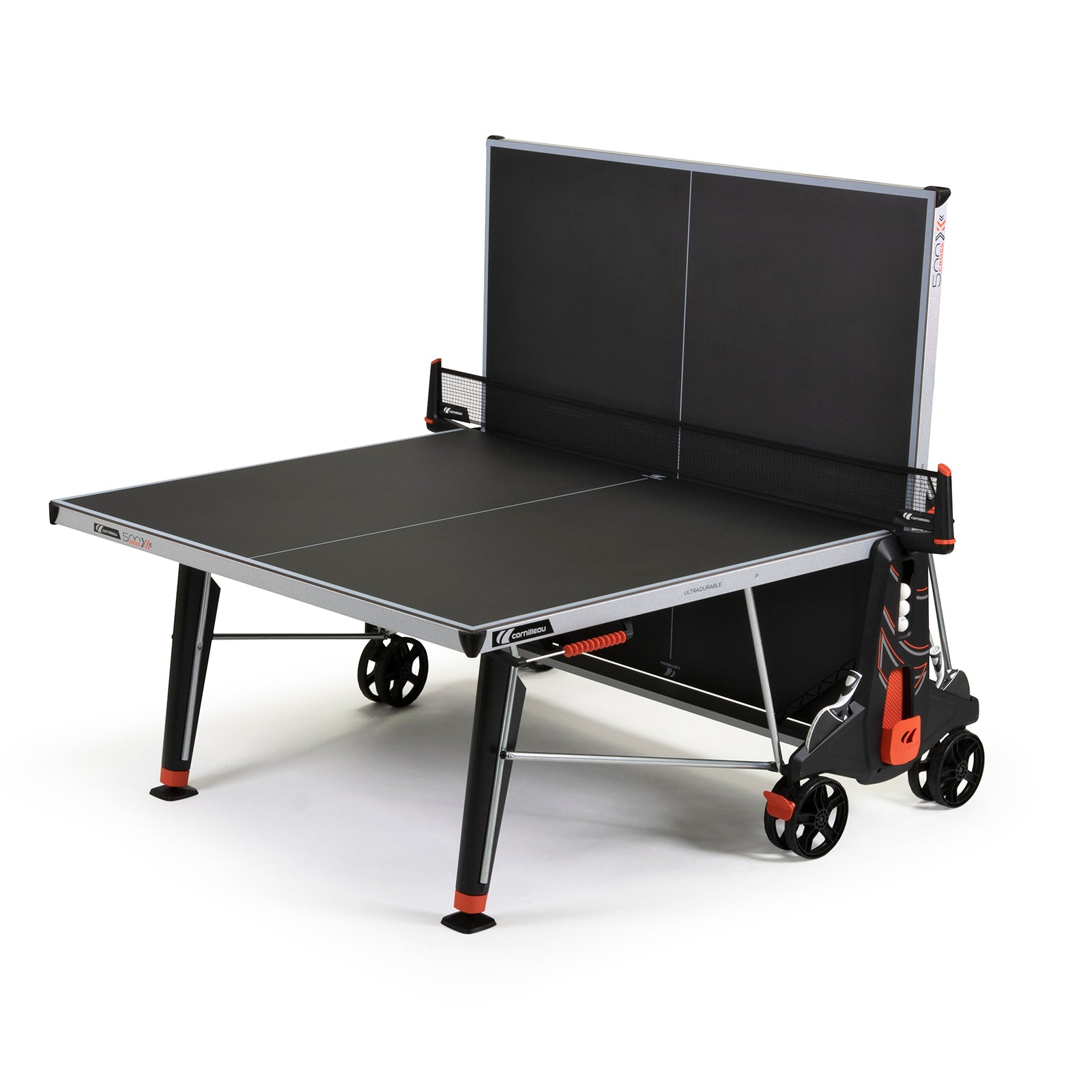 Cornilleau 500X Performance Black Outdoor Table Tennis Table