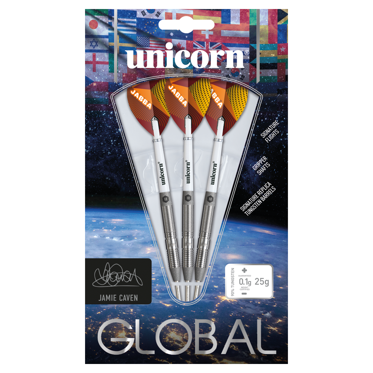 Unicorn Global Jamie Caven 90% Tungsten 25g Darts