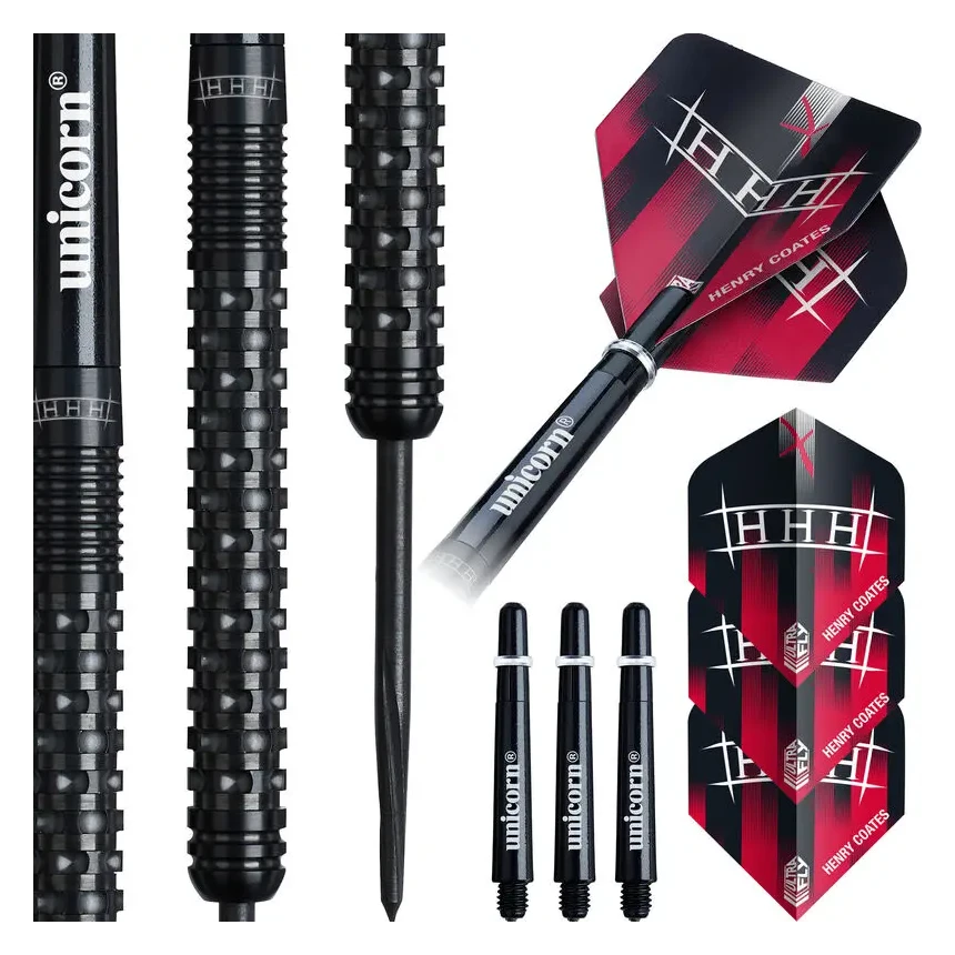 Unicorn Global Henry Coates P2 90% Tungsten Steel Tip Darts