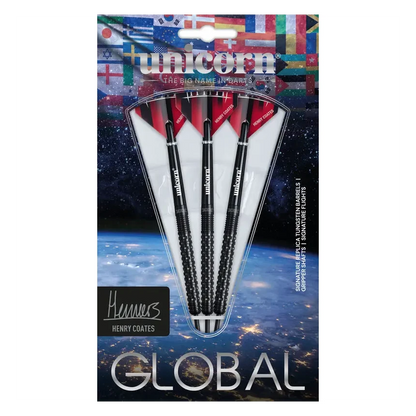 Unicorn Global Henry Coates P2 90% Tungsten Steel Tip Darts