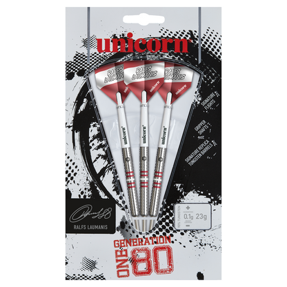 Unicorn Generation 180 Ralfs Laumanis 90% Tungsten 23g Darts