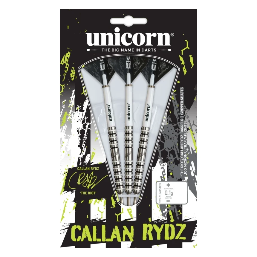Unicorn Callan Rydz 'The Riot' Phase II 90% Tungsten Darts