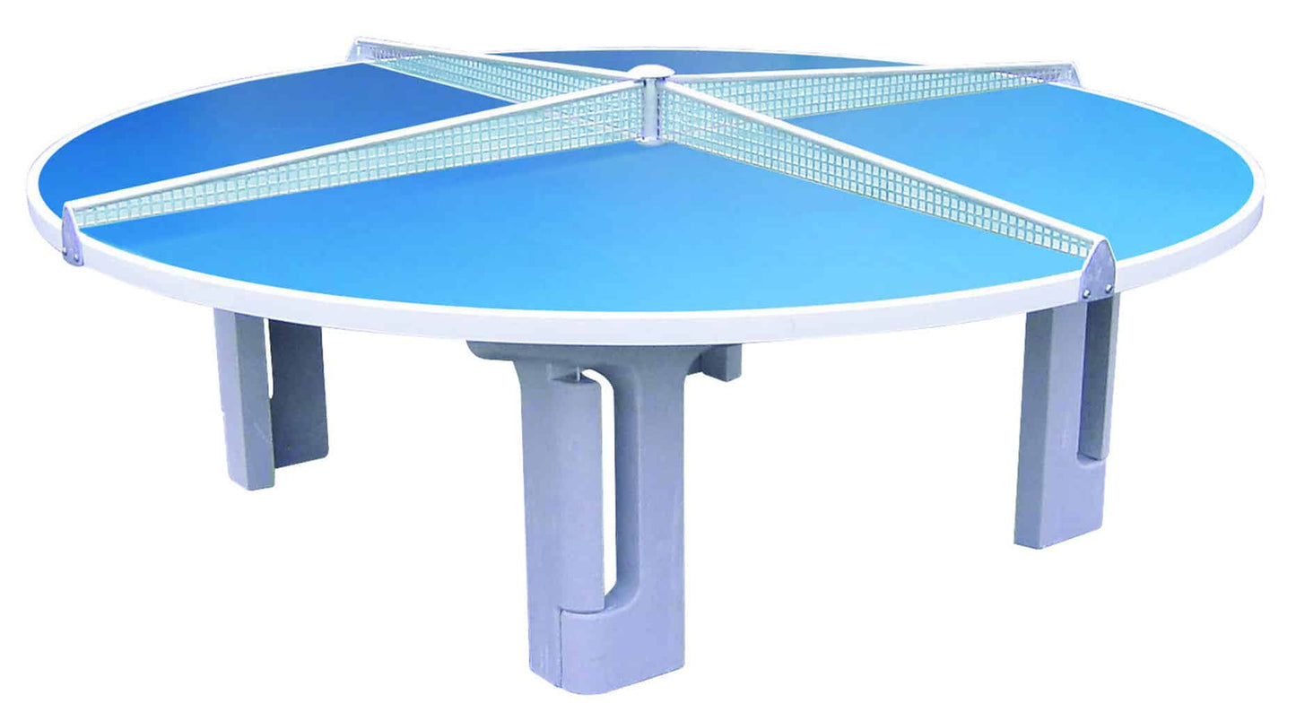 Butterfly R2000 Blue Polymer Concrete Round Table