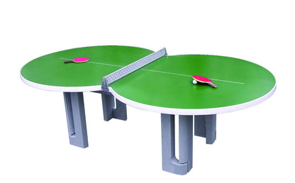 Butterfly Blue Figure 8 Concrete Table Tennis Table