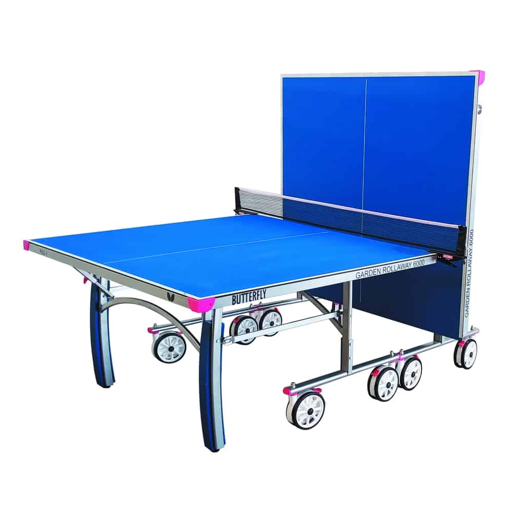 Butterfly Garden Rollaway 6000 Outdoor Table Tennis Table